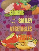 coloring book fruits and vegetables: Funny Coloring Book