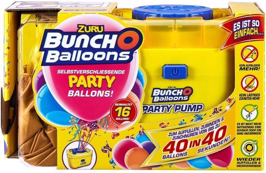 Terugspoelen Aannames, aannames. Raad eens zuiger Zuru Bunch O Balloons party starterset | bol.com