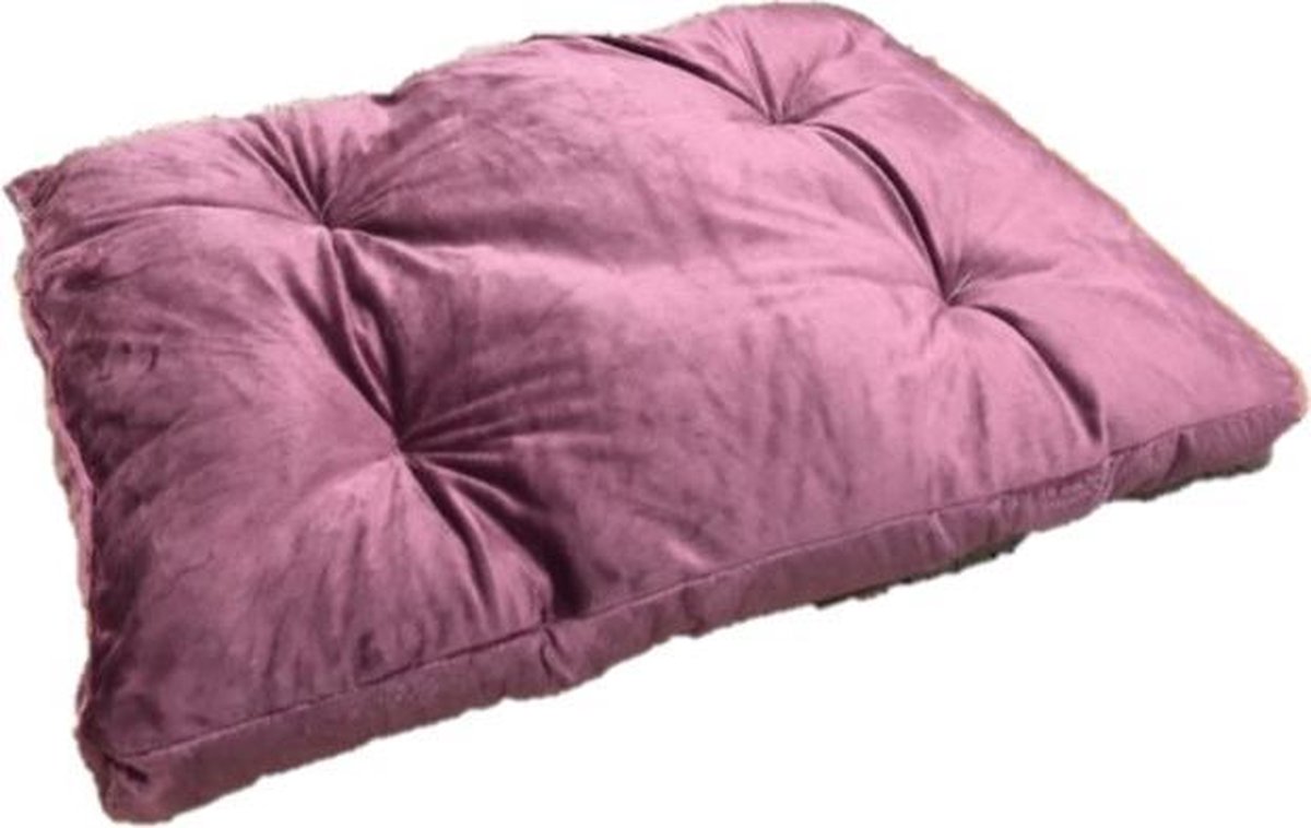 Boefje Hondenkussen Fluweel - 70 x 100 cm - Oudroze