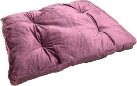 Boefje Hondenkussen Fluweel – 70 x 100 cm – Oudroze