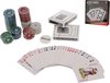 Afbeelding van het spelletje Poker set /  Pokerkaarten / kaartspel / 2 set kaarten 100 fiches / pokerspel / pokeren / casino / kaartenspel / speelkaarten