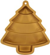 Siliconen Bakvorm Kerstboom - Goud