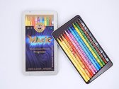 Koh-I-noor 8772, set of woodless  12 coloured MAGIC pencils.