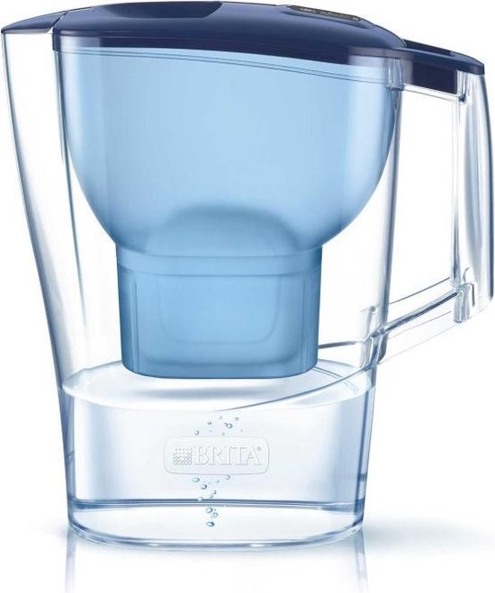 BRITA Fill & Enjoy Carafe filtrante à eau Aluna Cool - Bleu | bol.com