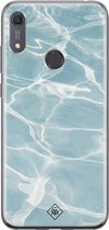 Huawei Y6 (2019) hoesje siliconen - Oceaan | Huawei Y6 (2019) case | blauw | TPU backcover transparant