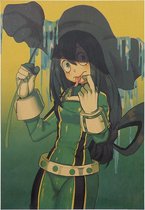 My Hero Academia Tsuyu Asui Anime Vintage Poster 51X35cm