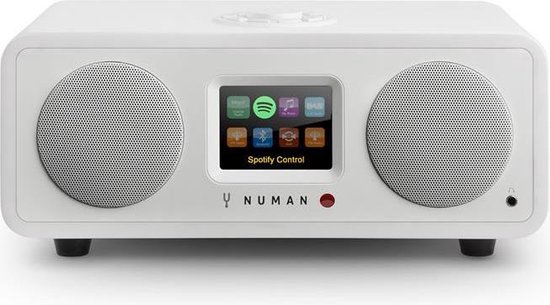 NUMAN One – 2.1 design internet radio 20w Bluetooth Spotify DAB+ | bol.com