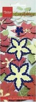 Snij en Embos Stencil - Kerstster (poinsettia) Kartel - Creatables - Marianne Design - LR0121