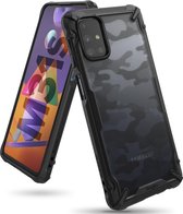 Ringke - Fusion X Guard backcover hoes - Samsung Galaxy M31s - Camo Zwart