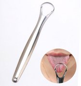 Grattoir de langue en acier inoxydable de première Premium - Soins bucco-dentaires - Soins de la langue - Nettoyant pour la langue - Brosser vos dents