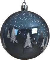 Oneiro's luxe kerstbal TREE Multi – ø80 mm- kerstbal - luxe verpakking – kerstcollectie – kerstdecoratie – kerstboomhanger – kerstversiering