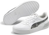 PUMA Carina Untamed Dames Sneakers - Puma White-Silver - Maat 38