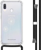 iMoshion Design hoesje met koord voor de Samsung Galaxy A40 - Paardenbloem - Wit