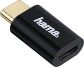 Hama Adapter Micro-USB Naar USB Type-C-stekker Zwart
