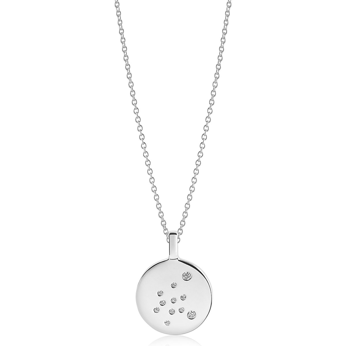 Sif Jakobs Jewellery Dames-Ketting 925 Zilver gerhodineerd Zirkonia One Size Watermvan 87604489