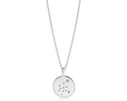 Sif Jakobs Jewellery Dames-Ketting 925 Zilver gerhodineerd Zirkonia One Size Watermvan 87604489