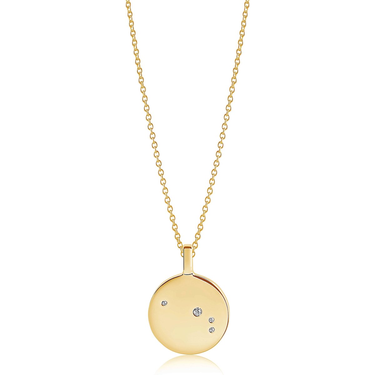 Sif Jakobs Jewellery Dames-Ketting 925 Zilver gerhodineerd Zirkonia One Size Ram 87604501