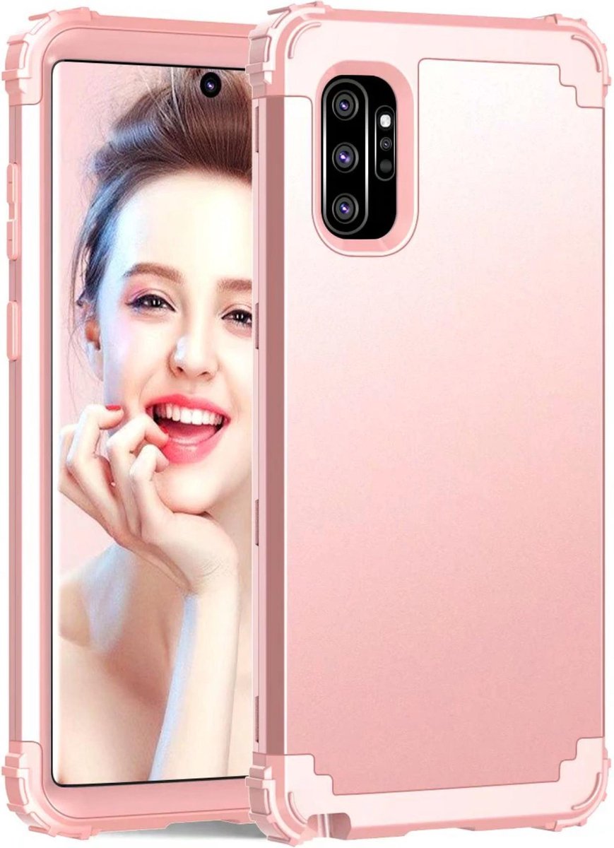 Geschikt voor Samsung Galaxy S20 Backcover - Roze - Shockproof - Armor
