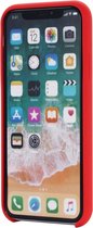 Siliconen, flexibele softcase iPhone XR - rood