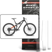 Bikeshield frame bescherming Stay shield voor achterbrug 3 pcs glossy protectie sticker | fiets folie
