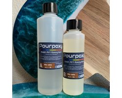 Pour poxy Epoxy Giethars - Resin Art UV bestendig - 600 gram - 2:1 mengverhouding