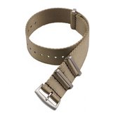 NATO Strap - Horlogebandje - Premium - Khaki - 20 mm - Inclusief Watchtool - Bandjesbaas