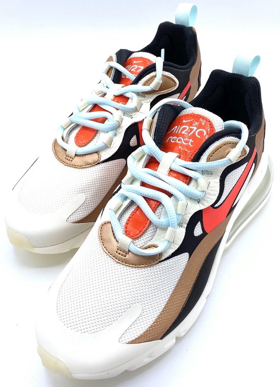 Nike WMNS Air Max 270 React - Sail/Black-Mtlc/Red Bronze - Maat 36.5 |  bol.com