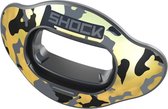 Shock Doctor Shield | kleur Gold Amoeba Camo | mondbeschermer, opzetstuk, schild | geschikt voor meerdere sporten | American football