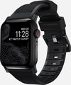 Nomad Rugged Horlogebandje geschikt voor Apple® Watch - 49/45/44 mm - FKM - Zwart