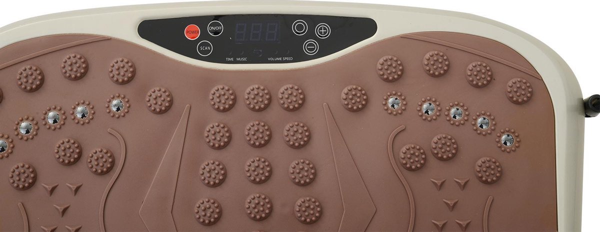 HOMCOM Aparat De Exercitiu Cu Vibratii, Platforma De Fitness Ro