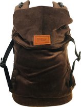 ByKay - Draagzak - Click Carrier Classic - Ribbed Velvet Dark Brown