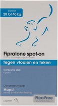 Flea Free Fipralone spot-on hond 20 tot 40 kg - 3 pipet