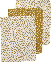 Meyco 3-pack washandjes Cheetah - honey gold