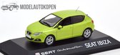 Seat Ibiza (Groen) 1/43 Dealermodel - Modelauto - Schaalmodel - Model auto - Miniatuurautos - Miniatuur auto