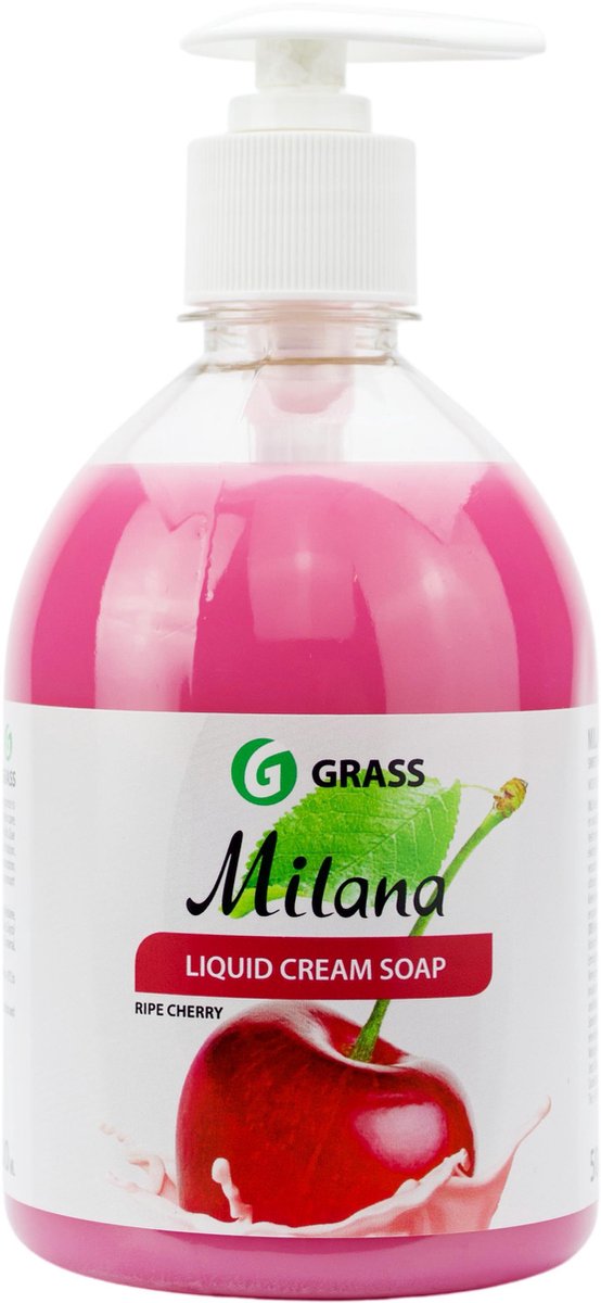 Grass Milana - Handzeep - Kersen - 500ml - Met Pompje