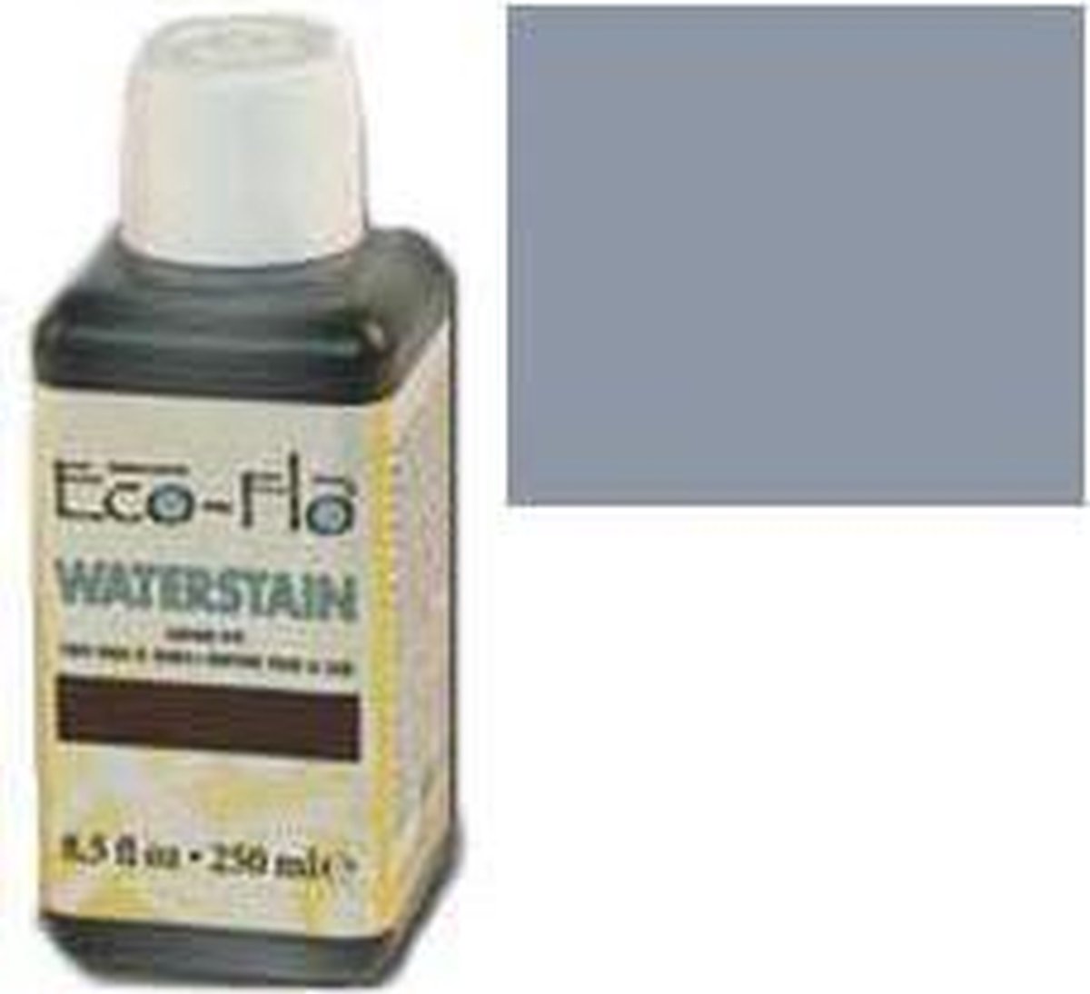 Leerverf Eco-Flo Waterstain Zilver, 250 ml