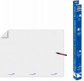 Legamaster - magic-chart - whiteboard folie - ruit - 90x120cm - wit - 15 vel