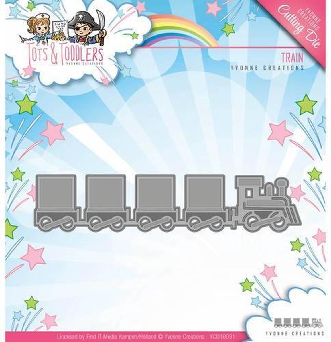 Mal - Yvonne Creations - Tots en Toddlers - Trein
