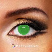 Partylenzen - Green Mesh - jaarlenzen met lenshouder - kleurlenzen Partylens®