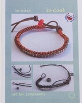 12360-6009- Bracelet Set Royal Orange (Oranje DIY armband set)