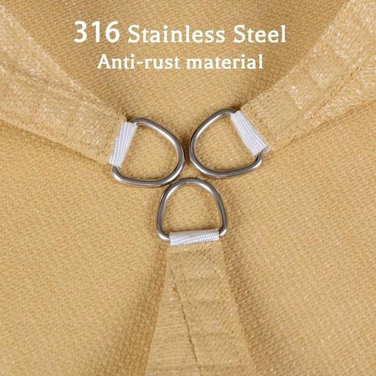 LOUZIR Plein air Voile d' auvent étanche - Voile de terrasse de Jardin - Toile d'ombrage rectangulaire