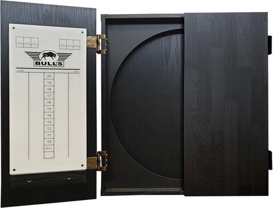 Bulls Deluxe Dartkabinet Black