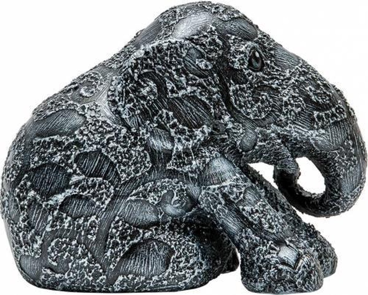 Elephant Parade Silver Clover 15 cm Elephant parade Handgemaakt Olifantenstandbeeld Multi