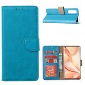 Xssive Hoesje voor Oppo Find X2 Neo - Book Case - Turquoise