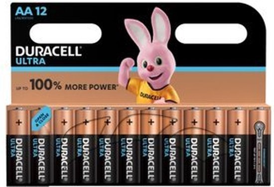 Duracell Ultra alkaline AA-batterijen, verpakking van 12 - Duracell