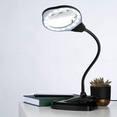 Ekesa Loeplamp - diamond painting accesoires - led bureaulamp - vergrootglas met verlichting - vergrootglas - leesloep - loeplamp met led verlichting - vergrootglas met verlichting - leeslamp - leesloep voor ouderen