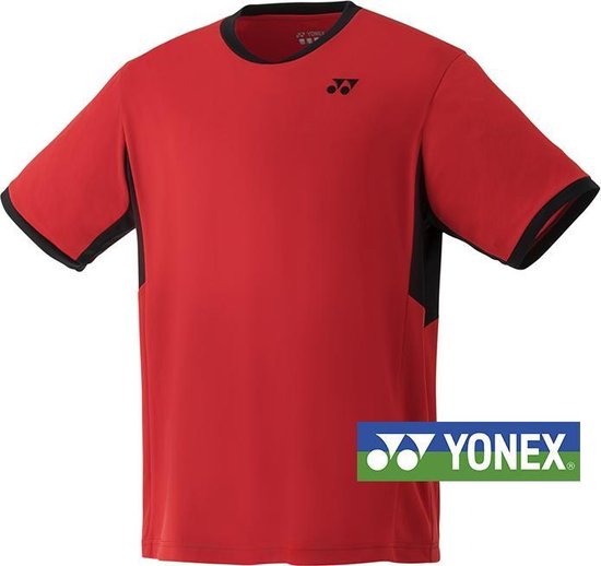 Yonex heren teamshirt rood | YM0010 | maat XS