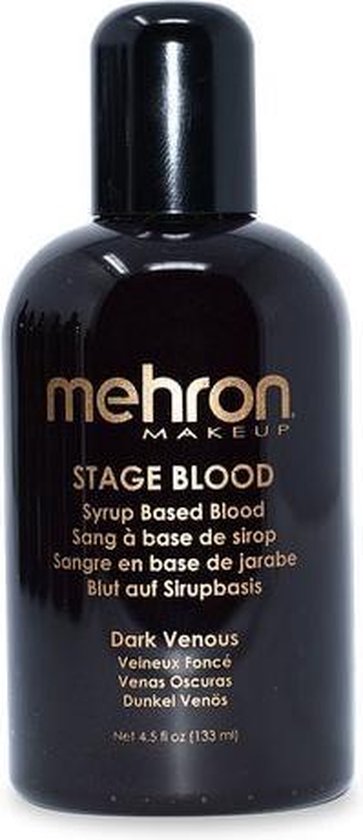 Foto: Mehron nep bloed dark venous donker aderlijk 130 ml