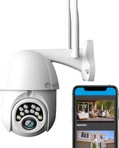 Agunto 1080P Buitencamera - Beveiligingscamera - WiFi - Bewakingscamera voor buiten - IP Camera - Incl. 32GB SD