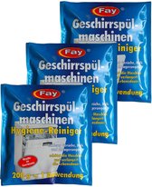 2 x Fay wasmachine hygiënereiniger 200g, wasmachine ontkalkingsmiddel